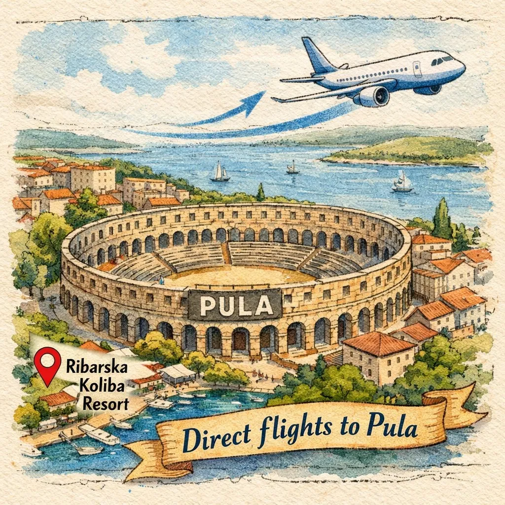 Izravni letovi za Pulu — vodič za ljeto 2026.